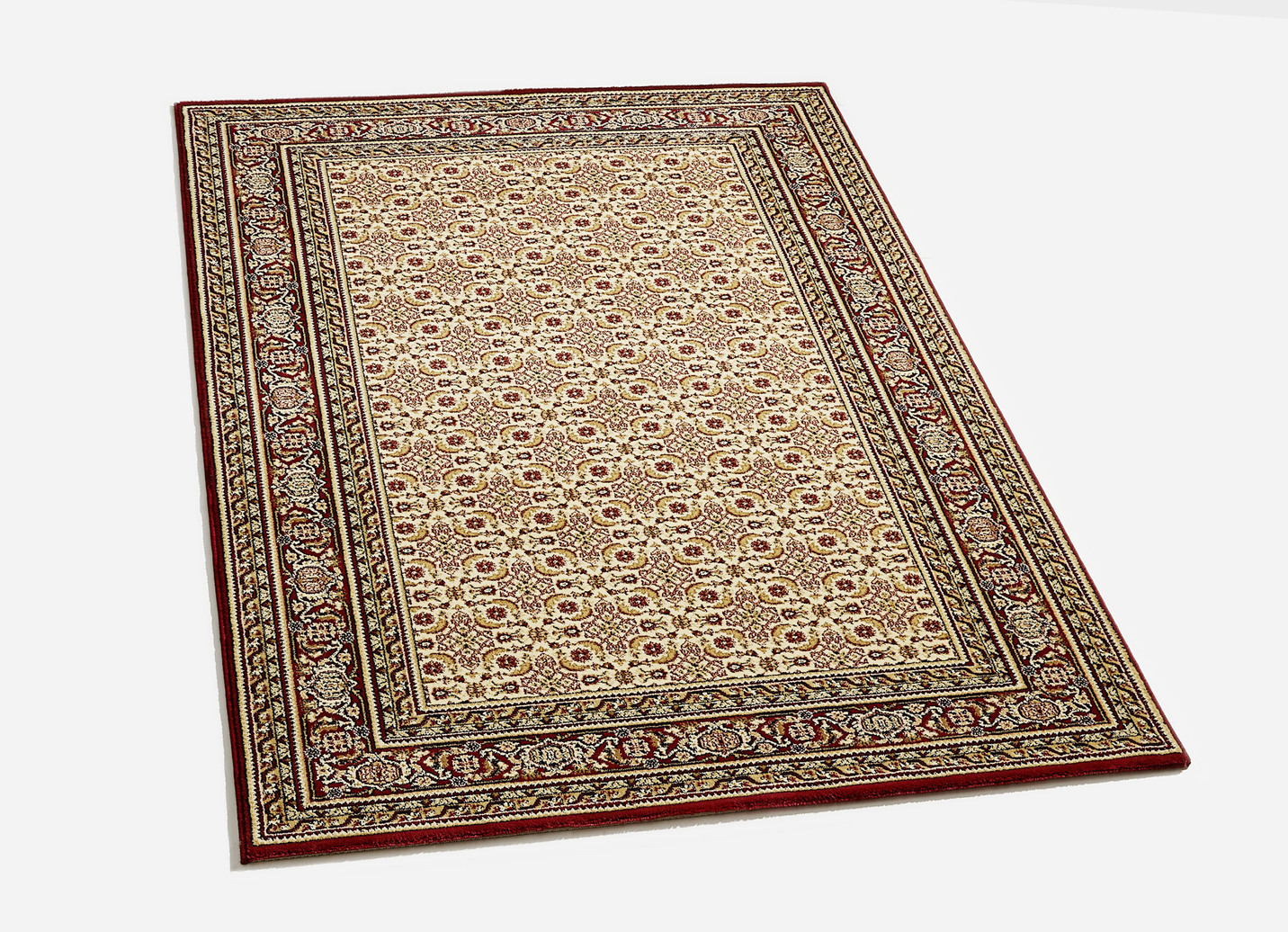 Hochwertig gearbeitete Brücken und Teppiche, Größe 252 (Teppich, 165x230 cm), Creme von BADER