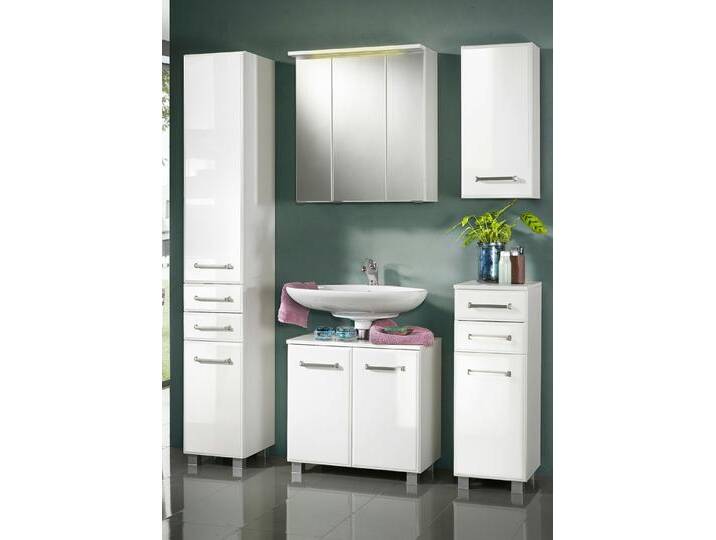 Hochwertiges Badmöbel Programm in modernem Design, Unterschrank, 1-türig, Weiss Hochwertiges Badmöbel Programm in modernem Design, Unterschrank, 1-türig, Weiss von BADER