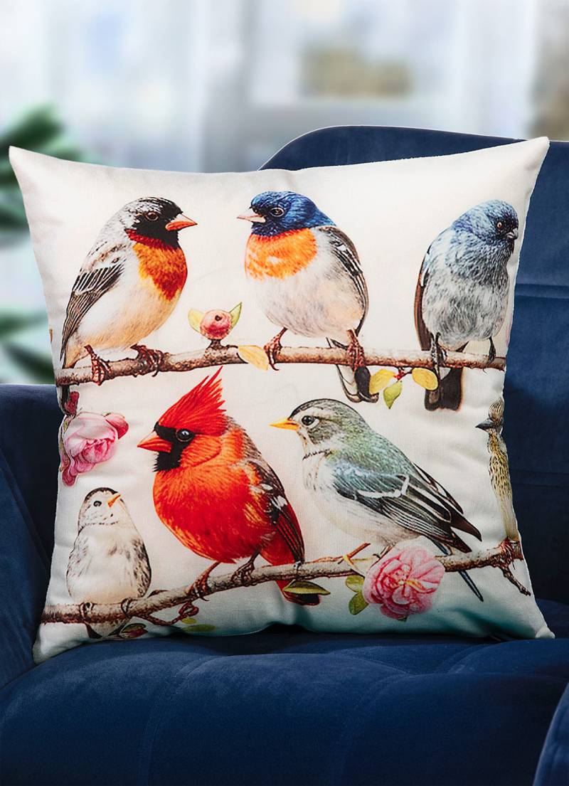 Kissenbezug in weicher Samtoptik, Bunt Kissenbezug in weicher Samtoptik, Bunt von BADER