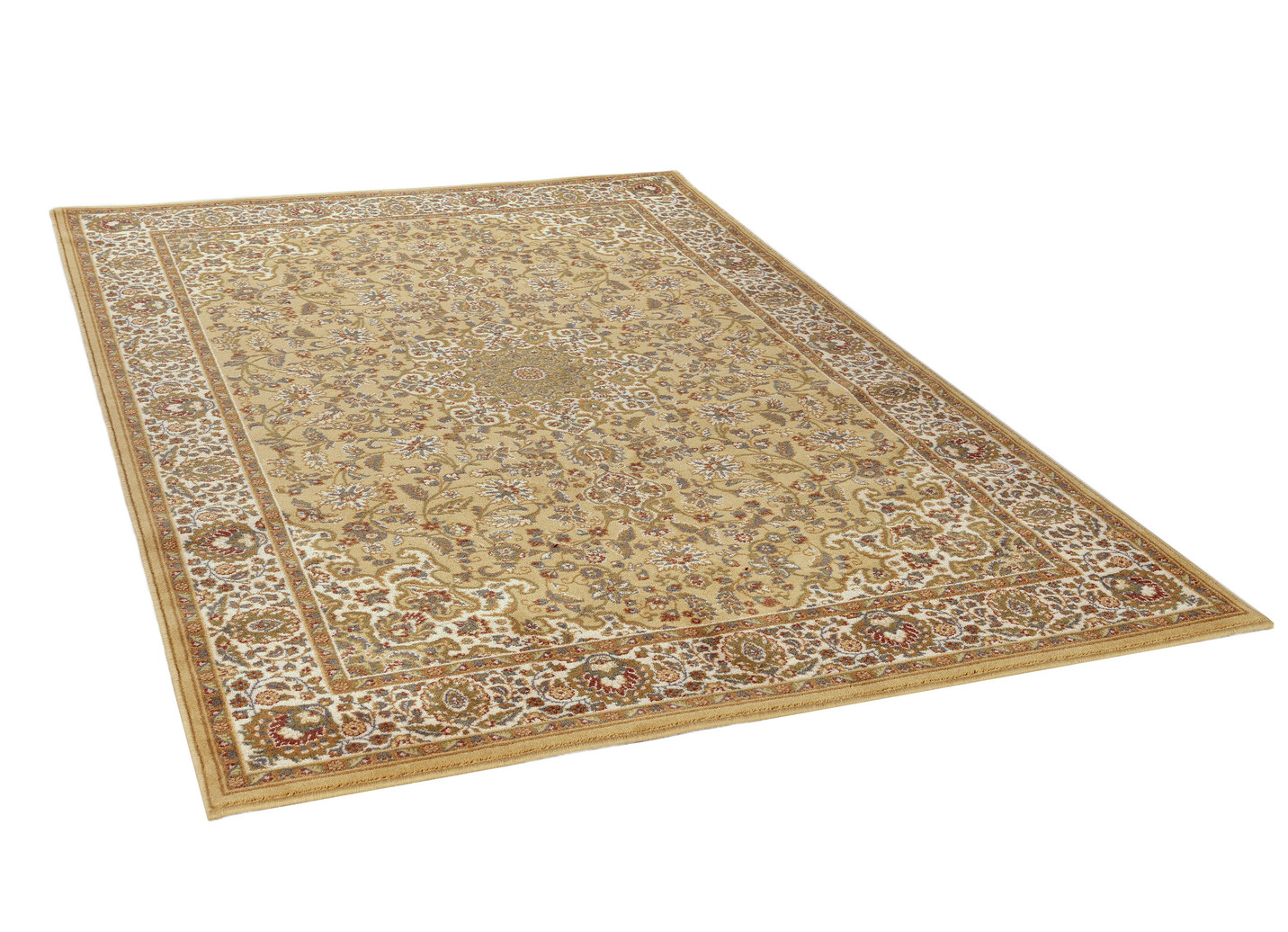 Klassisch gemusterte, gewebte Brücken und Teppiche, Größe 288 (Teppich, 240x340 cm), Qualität Klassik, Camel von BADER