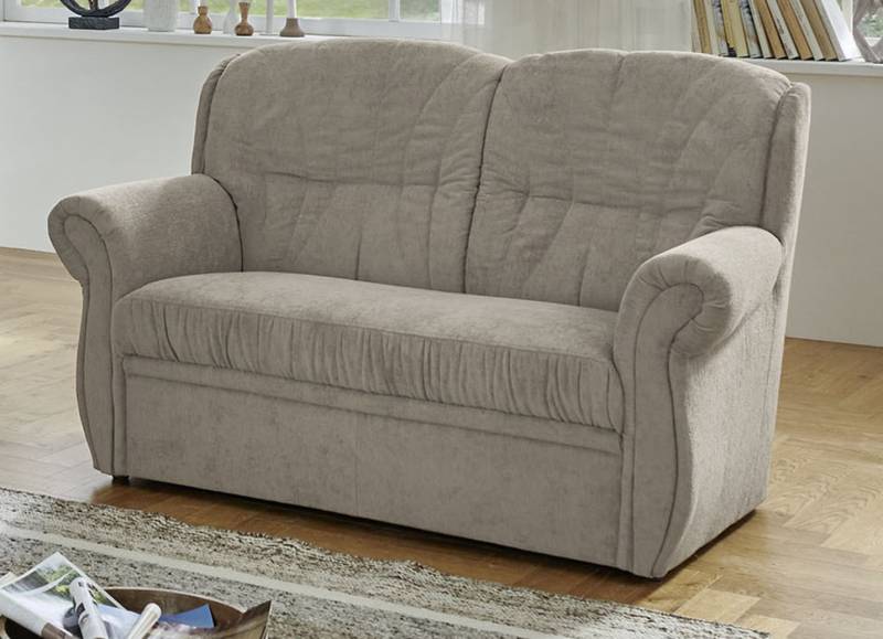Klassische Polstermöbel mit hochwertigem Bezug, Zweisitzer, Taupe Klassische Polstermöbel mit hochwertigem Bezug, Zweisitzer, Taupe von BADER