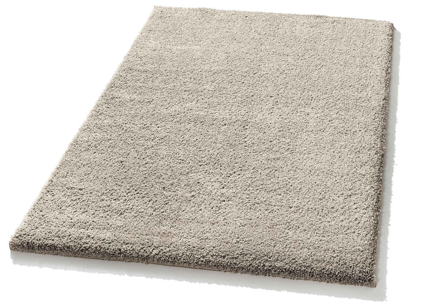 Kombistarke Brücken, Galerien und Teppiche aus dichtgewebtem Shaggy-Flor, Größe 113 (Brücke, 80x150 cm), Taupe von BADER