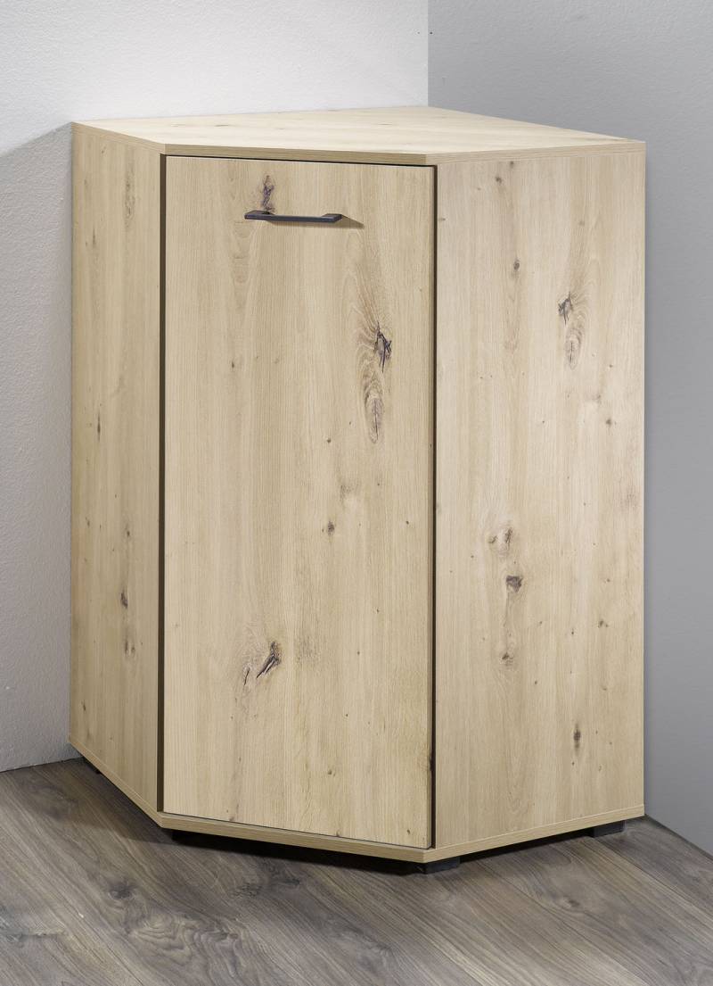 Kommoden in hochwertiger, stabiler Ausführung, Eckschrank, 1-türig, Höhe 103 cm, Artisan Eiche von BADER