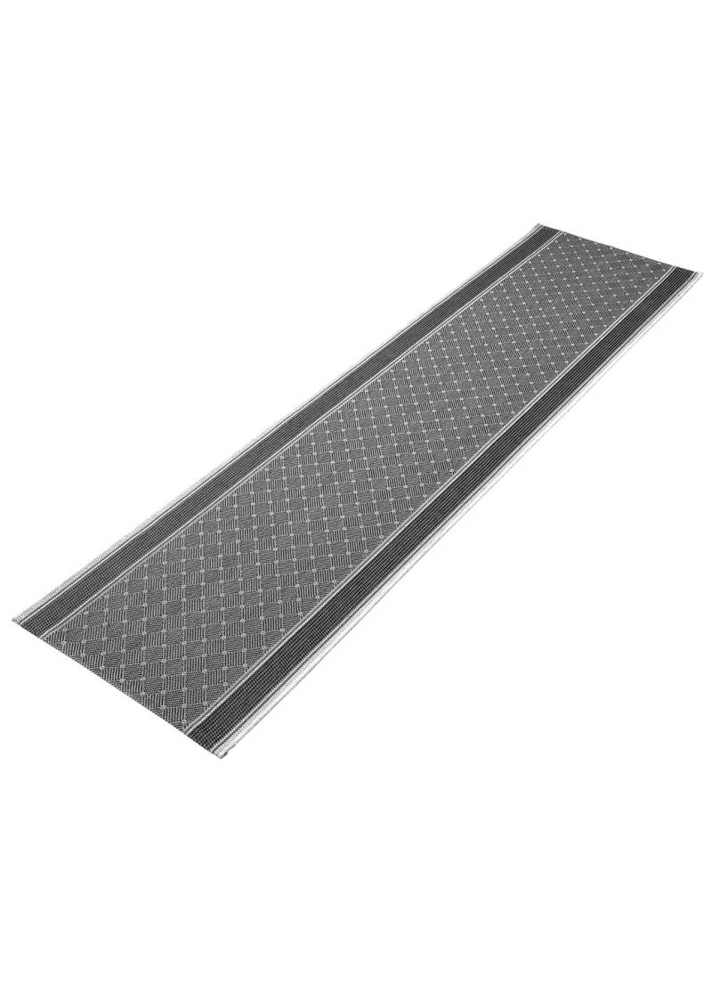 Läufer nach Wunschmaß in Sisaloptik, Größe 106 (Läufer, 100 cm breit), Anthrazit von BADER