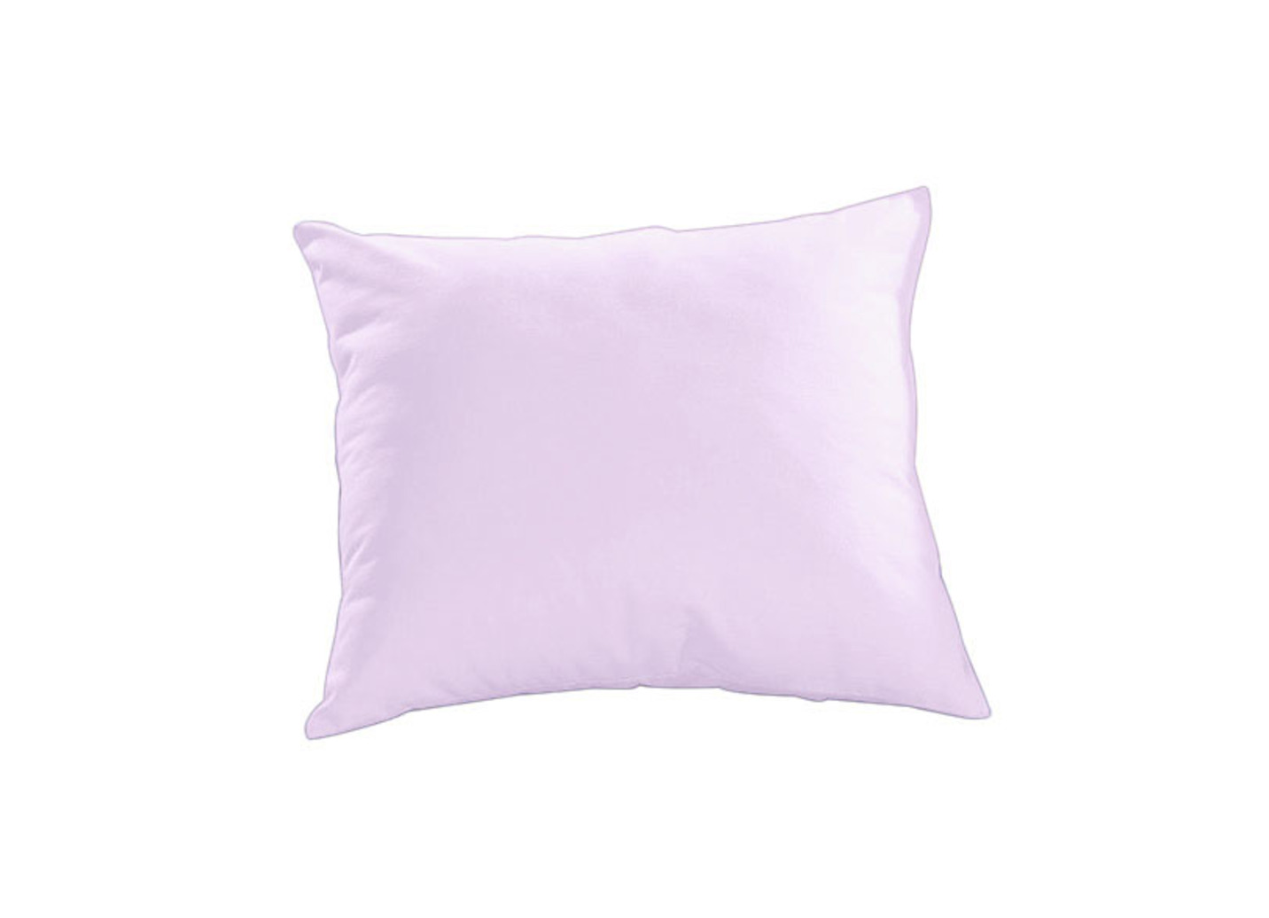 Mako-Feinjersey-Spannbetttücher und Kissenbezüge aus 100% Baumwolle, Größe 120 (1 Kissenbezug, 80/ 80 cm), Lavendel von BADER