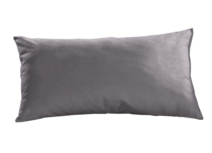 Mako-Feinjersey-Spannbetttücher und Kissenbezüge aus 100% Baumwolle, Größe 122 (1 Kissenbezug, 40/ 60 cm), Graphit von BADER