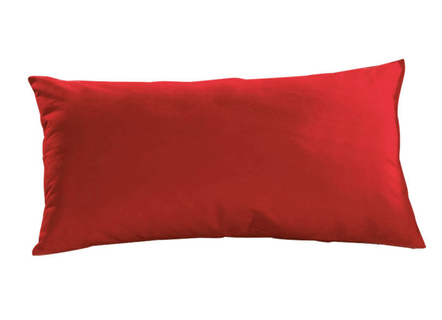 Mako-Feinjersey-Spannbetttücher und Kissenbezüge aus 100% Baumwolle, Größe 122 (1 Kissenbezug, 40/ 60 cm), Rot von BADER
