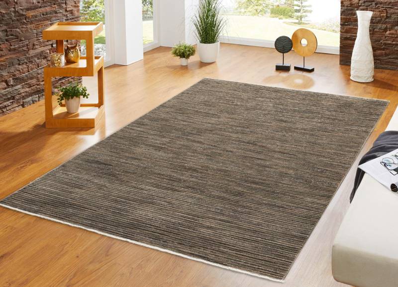 Moderne Brücken, Galerie und Teppiche, Größe 101 (Brücke, 40x 60 cm), Grau von BADER