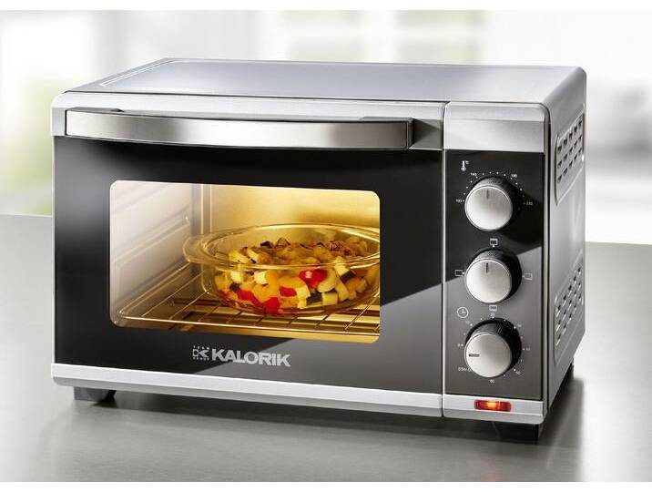 Multi- und Pizzabackofen – kompakt, praktisch, gut, Silber von BADER