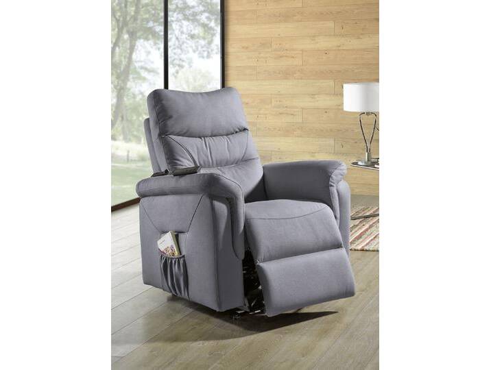 Relax-Sessel mit Aufstehhilfe, Ohne Massagefunktion, Antikgrau von BADER