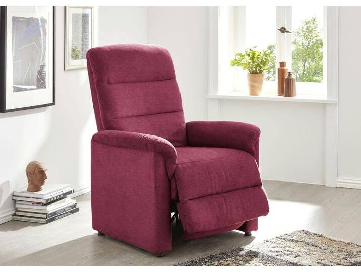 Relax-Sessel mit doppelter Federung, Rot von BADER