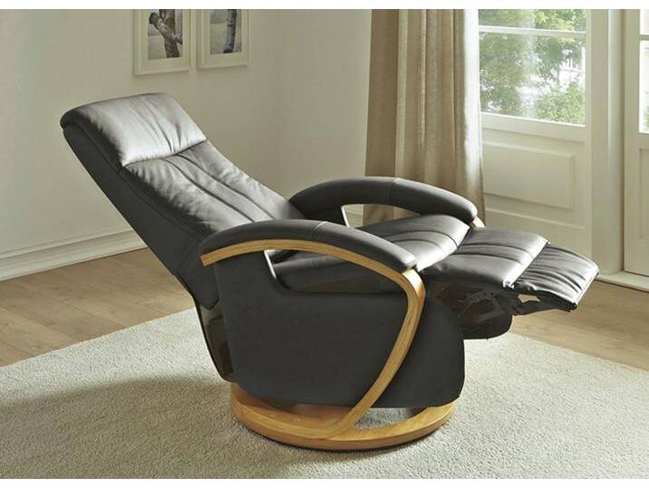 Relaxsessel mit Fußstütze, Braun von BADER