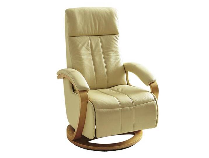 Relaxsessel mit Fußstütze, Creme von BADER