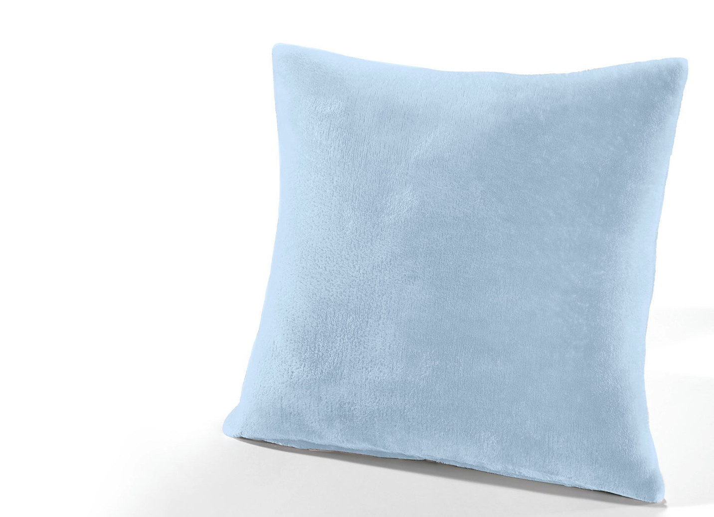 Schlafdecke und Kissen in samtiger Qualität, Größe 905 (2 Kissenbezüge, 40x 40 cm), Blau von BADER