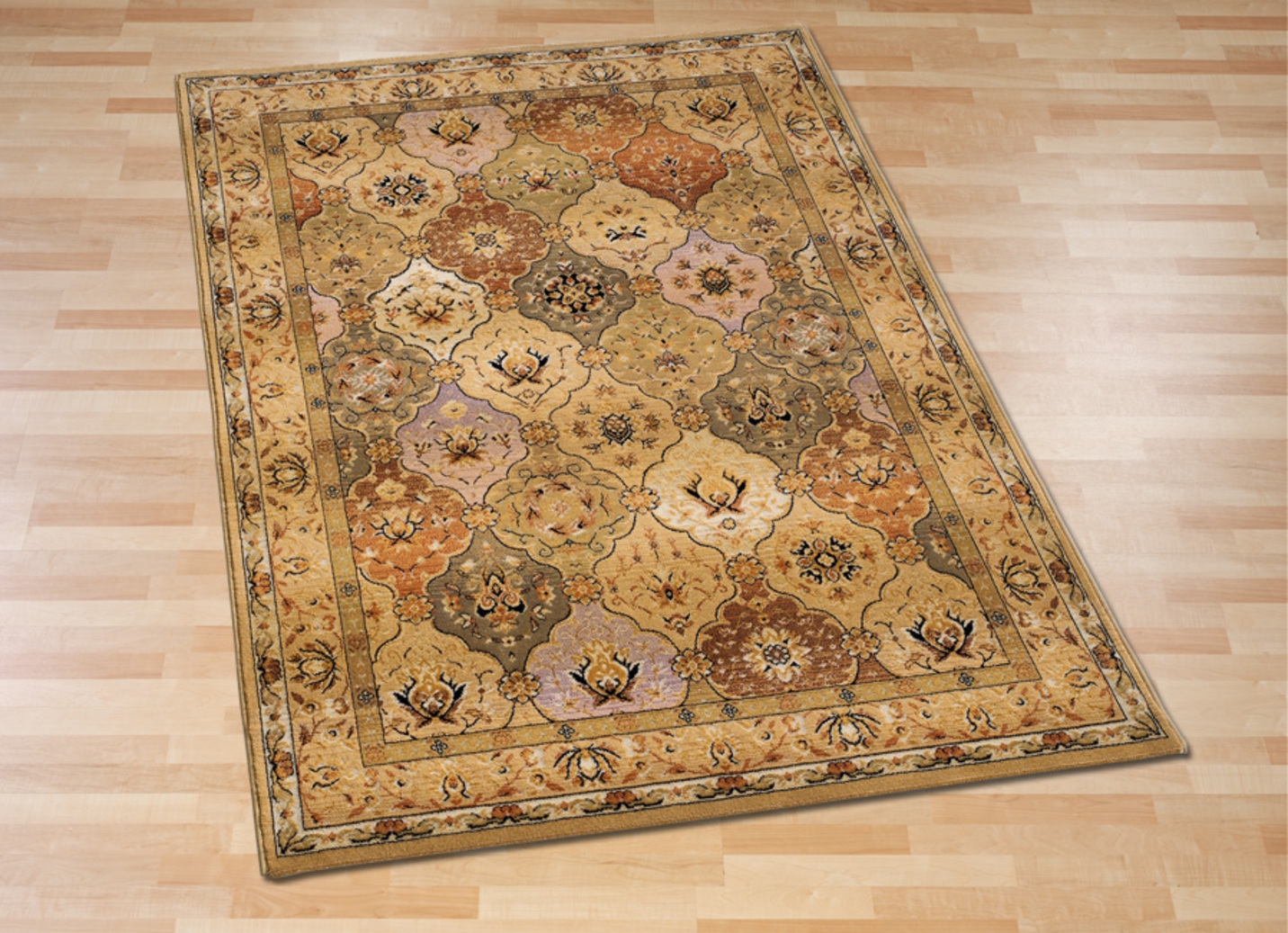 Schöne, gewebte Brücken, Galerien, Teppiche und Bettumrandung, Größe 005 (Brücke, 40x 60 cm ), Beige von BADER