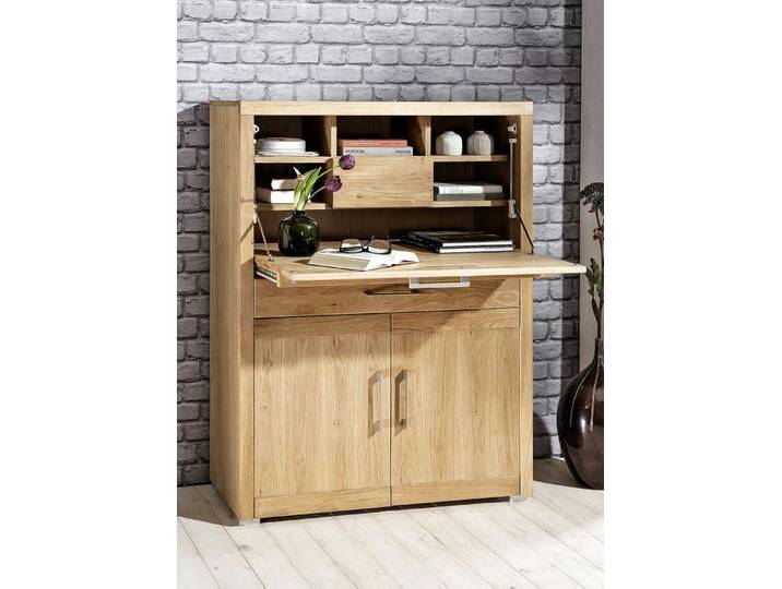 Sekretär mit massiver Front, Wildeiche von BADER