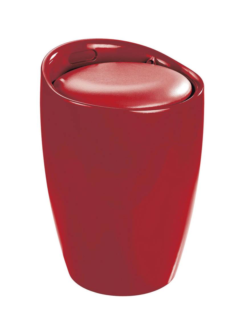 Sitzhocker mit Stauraum, Rot von BADER