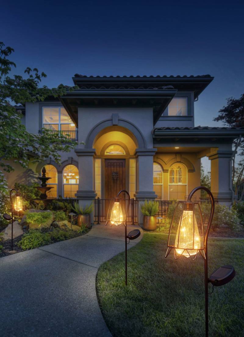 Solarleuchte in Rostoptik, Schwarz Solarleuchte in Rostoptik, Schwarz von BADER