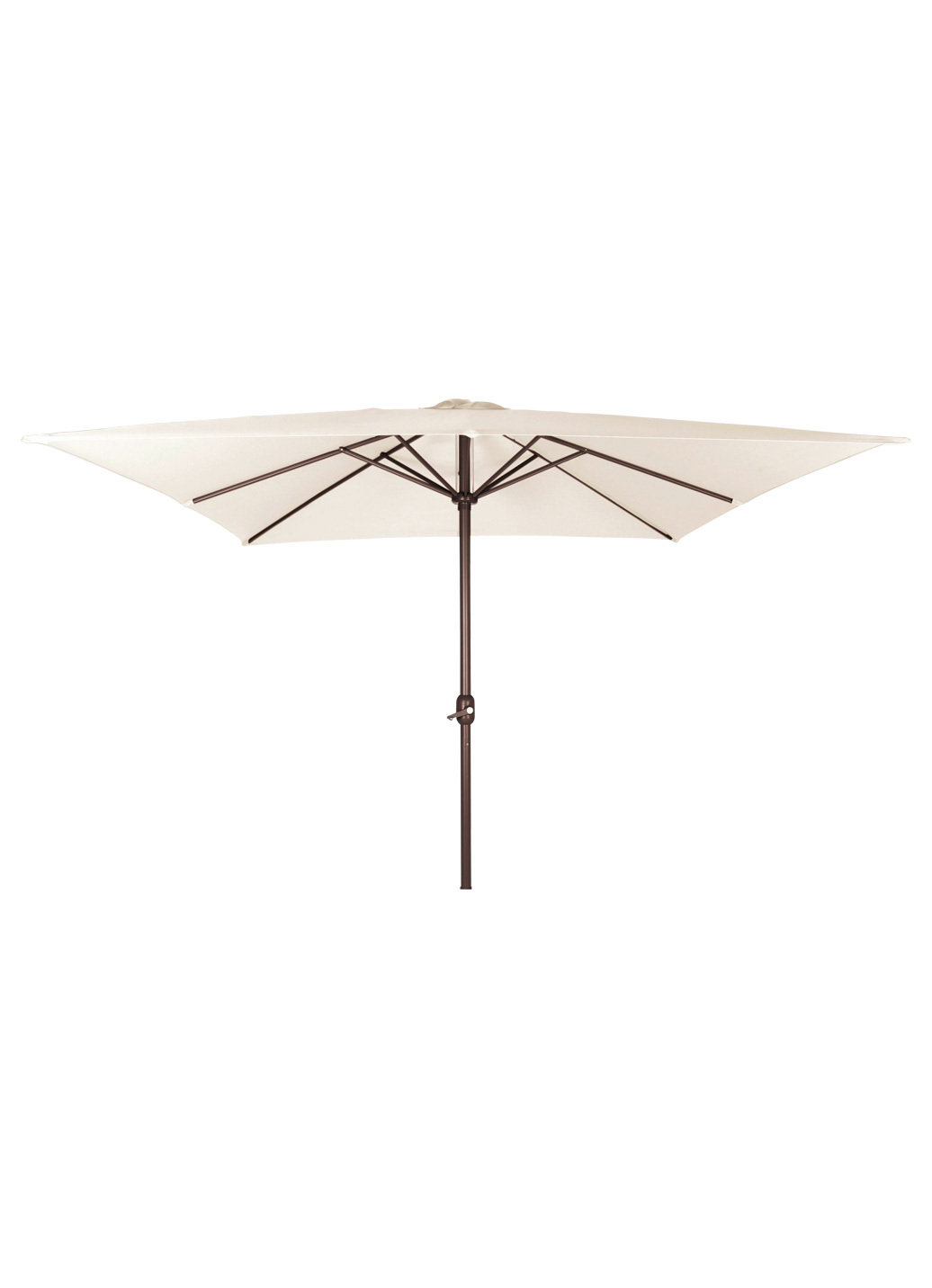 Sonnenschirm mit robustem Aluminiumgestell, 3x2 m, ohne Volant, Beige Sonnenschirm mit robustem Aluminiumgestell, 3x2 m, ohne Volant, Beige von BADER