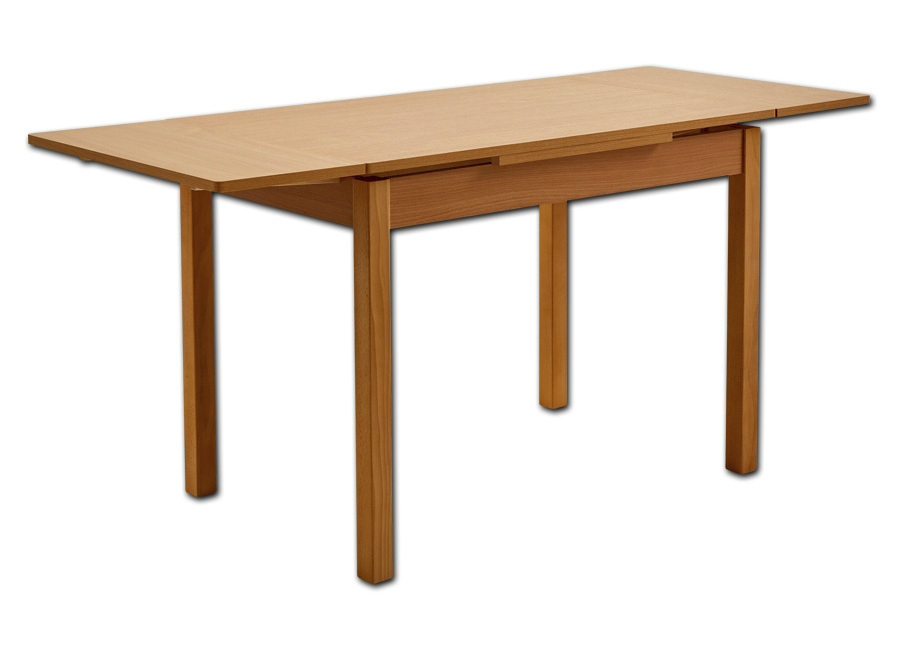 Stilvoller Esstisch mit pflegeleichter Melamin-Oberfläche, Esstisch, klein, Buche von BADER