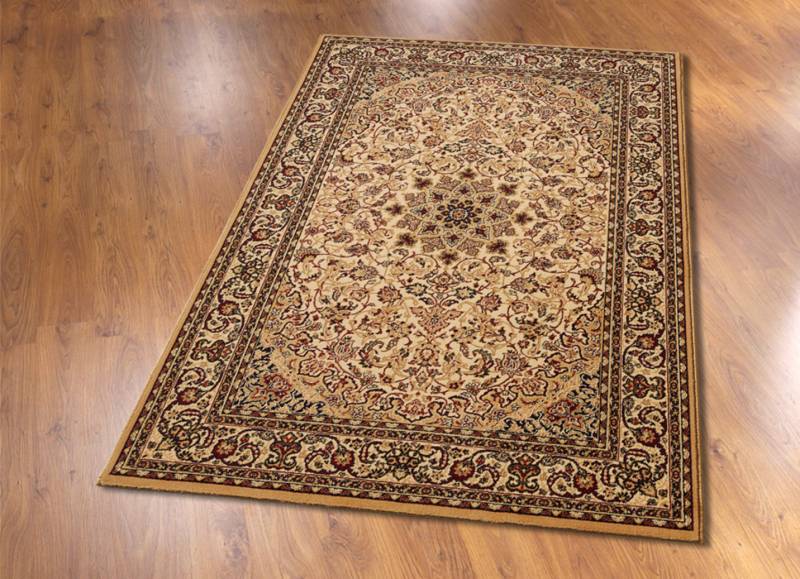 Strapazierfähige Brücken und Teppiche mit besonders hohe Flordichte, Größe 174 (Brücke, 130x200 cm), Berber Medaillon von BADER