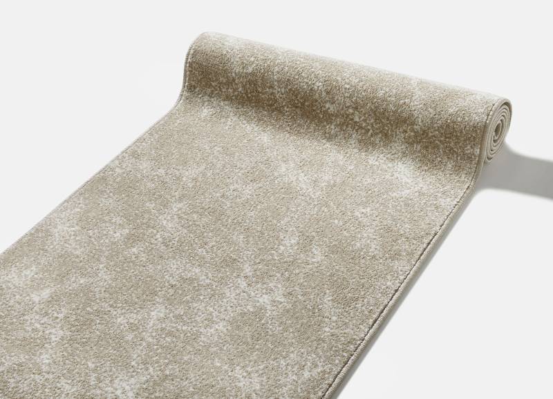 Strapazierfähige Läufer nach Wunschmaß, Größe 106 (Läufer, 100 cm breit), Beige von BADER