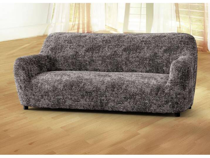 Stretchbezüge in Mikrofaser-Qualität, Größe 105 (TV-Sessel-Bezug), Braun von BADER