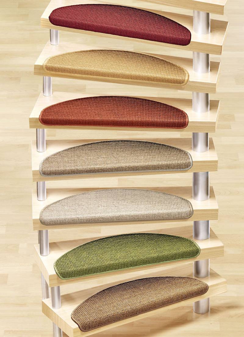 Sisal Stufenmatten, 15er-Pack, Grün von BADER