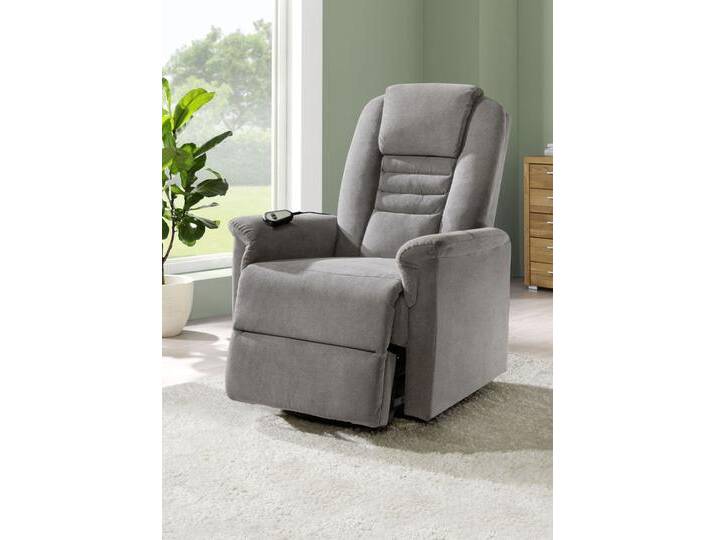 TV-Sessel mit Motor und Aufstehhilfe, Grau von BADER