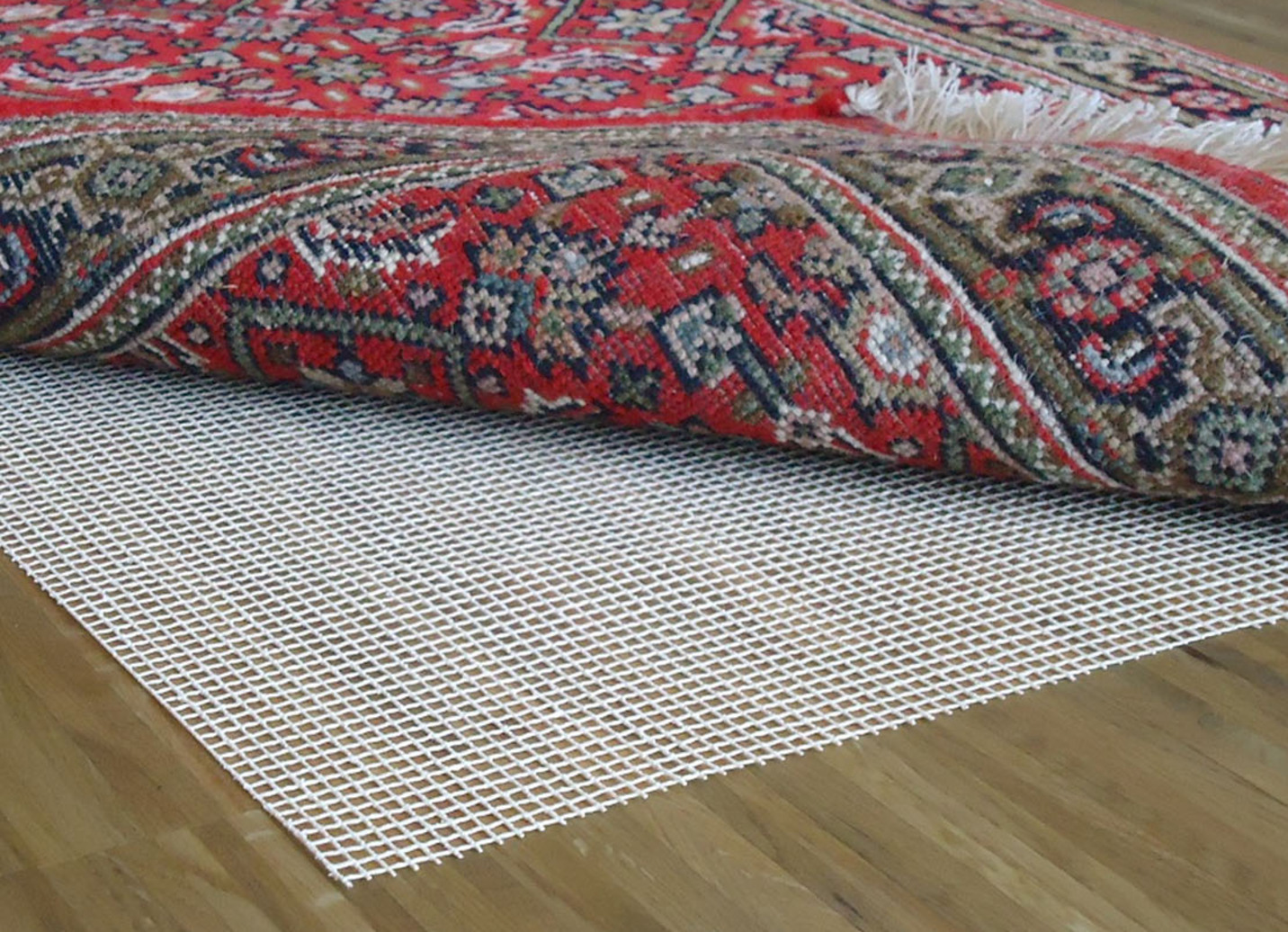 Teppichgleitschutz speziell für Hartböden, Größe 104 (60x130 cm), Natur von BADER
