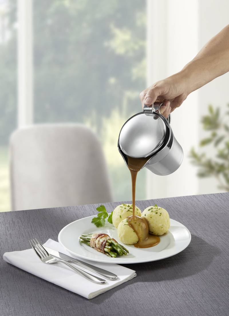 Thermo-Sauciere, Silber von BADER