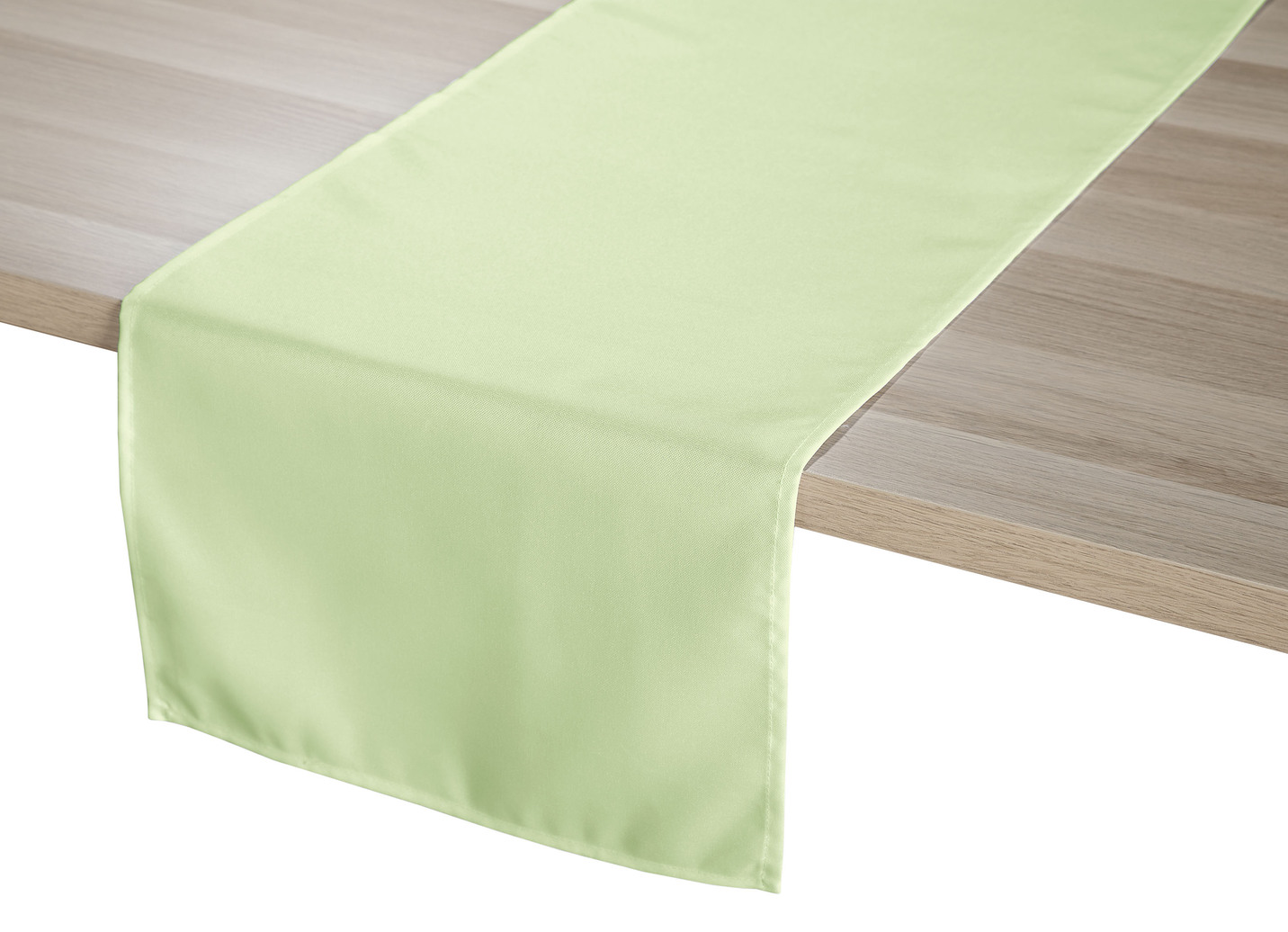 Tisch- und Raumdekoration mit Fleckenschutz-Ausrüstung, Größe 146 (Läufer, 40/ 150 cm), Hellgrün von BADER