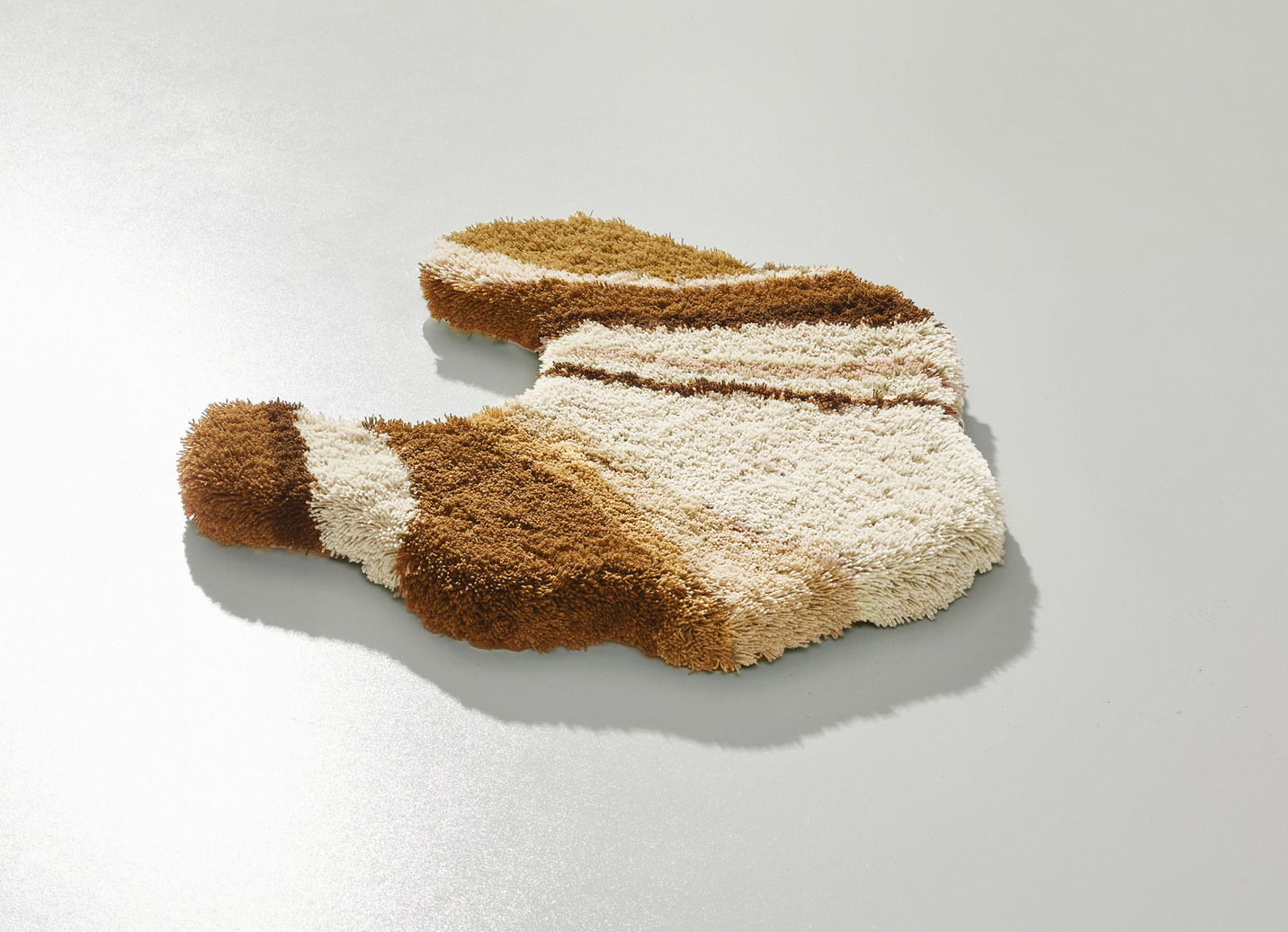 Tolle Badgarnitur in barfußweicher Qualität, Größe 108 (Stand-WC-Vorleger, 50/ 50 cm), Creme von BADER