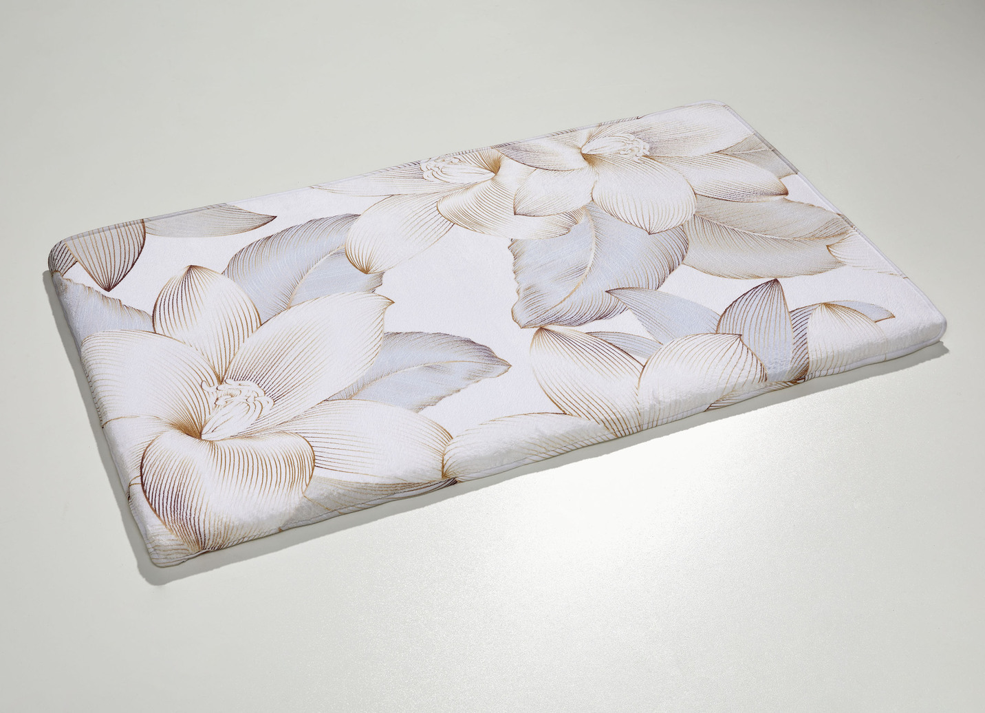 Traumhaft weiche Badgarnitur mit Bandeinfassung, Größe 102 (Teppich, 60x100 cm), Multicolor von BADER