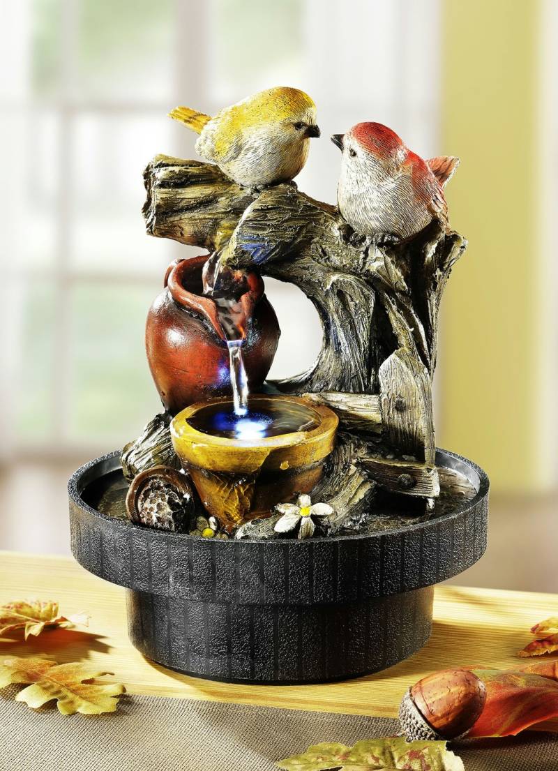 Zimmerbrunnen mit Vögelchen, Schwarz Zimmerbrunnen mit Vögelchen, Schwarz von BADER