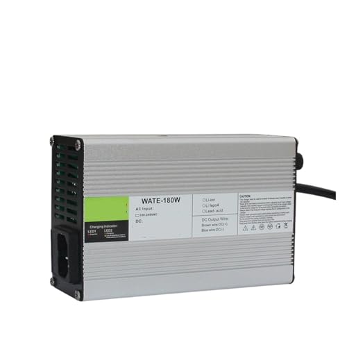 BADIKA Lithium-Ladegerät Lifepo4-Zellen Strom 29,2 V 5A Ladegerät 24 V 5A LiFePO4 Batterieladegerät 110 V/220 V for 8 S 24 V LiFePO4 Akkuladegerät(3P XLR,E+U) von BADIKA