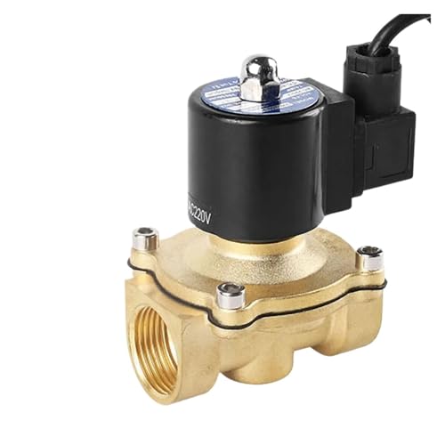 BADIKA Messing-Magnetventil 1 "Wasser. Proof Messing Magnetventil Stromlos Geschlossen Brunnen Magnetventile for Unterwasser 220V 110V 24V 12V 24v(BSP_230VAC_EPDM-Seal) von BADIKA