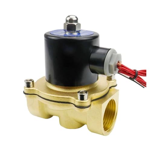 BADIKA Messing-Magnetventil 3/8'' 1/2'' 3/4'' 1'' 1-1/2'' 2'' Normalerweise geschlossenes Magnetventil 24V 12V 220V 110V Messing-Wasser-/Gaes-Magnetventile(1",24VDC_NBR-Seal) von BADIKA