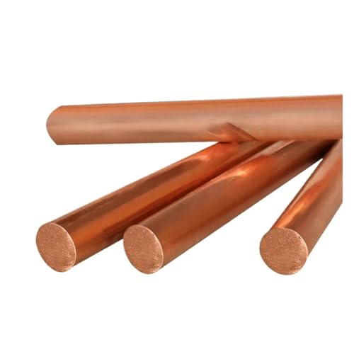 Massiver Kupferstab Kupfer-Rundstab T2-Stab Metallstäbe Durchmesser 12 14 15 16 18 20 22 25 mm Länge 100 mm 150 mm 200 mm 250 mm Fräsen Metallbearbeitung(Dia 20mm,L 150mm (1Pc)) von BADIKA