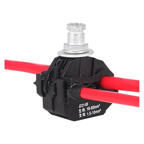 Piercing connector 10PC/5PCS Elektrische Verdrahtung Isolierung Piercing Stecker Set Kabel Klemme JCC1 JCC2 Isolierung Piercing Stecker 1,5-35 16-95(1-35,BRASS THORN_5PCS) von BADIKA