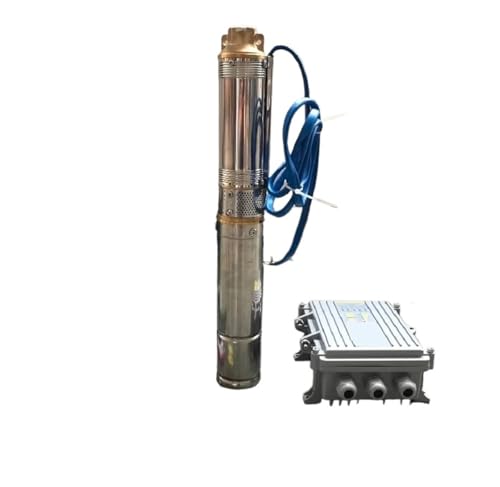 Tauchbrunnenpumpe 3 Zoll Solar Tauchkreiselwasserpumpe Energiesparende Tiefbrunnen Solar Bomba Pumpe(3SPC5-85-D90-1100) von BADIKA