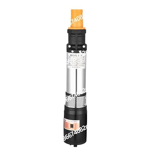 Tauchbrunnenpumpe Solarpumpe 2 "3 Zoll Zylinder 12V24V36V48V60V Hochhub-Gleichstrom-Wasserpumpe mit großem Durchfluss(3SYDC-48V copper) von BADIKA