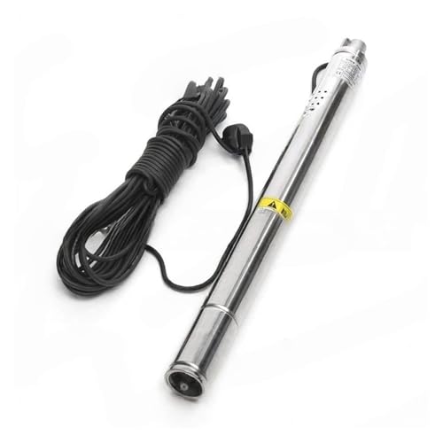 Tauchbrunnenpumpe Tiefbrunnenpumpe 50 mm Edelstahl Tauchpumpe 2 Zoll kleine elektrische Pumpe Vertikale Schraube for Brunnen(2QGD-115V 60Hz-US) von BADIKA