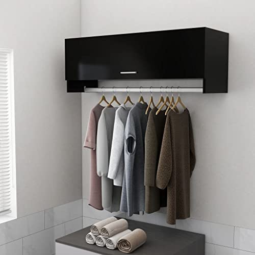 BADJAS Kleiderschrank mit viel Stauraum Spanplatte,Langlebig und Robust,Stilvoll und Praktisch,Ergänzung für Ihr Schlafzimmer Umkleideraum von BADJAS