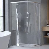 BADLAND Duschkabine Runddusche Halbrund 80x80 190 cm HELA Eckdusche Duschabtrennung Transparent Glas 6 mm BADLAND Duschkabine Runddusche Halbrund 80x80 190 cm HELA Eckdusche Duschabtrennung Transparent Glas 6 mm von BADLAND