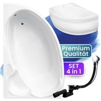 Badland - Badewanne Eckbadewanne 140x95 Links mit AcrylSchürze, Ablaufgarnitur & Füßen gratis - Komplettset 4in1 Original Acryl Wanne Siphon finezja Badland - Badewanne Eckbadewanne 140x95 Links mit AcrylSchürze, Ablaufgarnitur & Füßen gratis - Komplettset 4in1 Original Acryl Wanne Siphon finezja von BADLAND