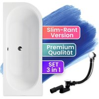 Badland - Badewanne Eckbadewanne 160x75 Links, Ablaufgarnitur & Füßen gratis - Komplettset 3in1 Original Acryl Wanne Premium Siphon avita slim Badland - Badewanne Eckbadewanne 160x75 Links, Ablaufgarnitur & Füßen gratis - Komplettset 3in1 Original Acryl Wanne Premium Siphon avita slim von BADLAND