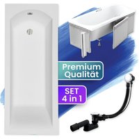 Badland - Badewanne Rechteck 170x70 mit Styroporverkleidung, Ablaufgarnitur & Füßen gratis - Komplettset 4in1 Original Acryl Wanne Siphon shea Badland - Badewanne Rechteck 170x70 mit Styroporverkleidung, Ablaufgarnitur & Füßen gratis - Komplettset 4in1 Original Acryl Wanne Siphon shea von BADLAND