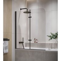 Badplaats - Badewanne Austin Schwarz 5mm mit Nanobeschichtung 100 x 140cm Du von BADPLAATS