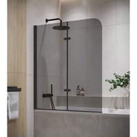 Badewanne Austin Schwarz Grauglass 5mm mit Nanobeschichtung 120 Badewanne Austin Schwarz Grauglass 5mm mit Nanobeschichtung 120 von BADPLAATS